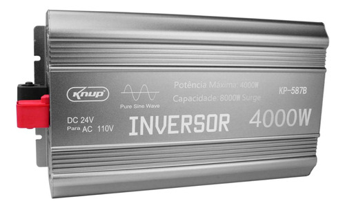 Inversor Tensão 4000w Onda Senoidal Pura Sine Wave 24v 220v