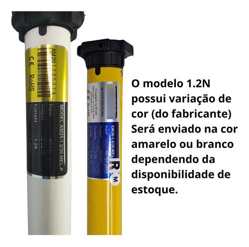 Motor Com Controle 1,2n Cortina Tela Projeção