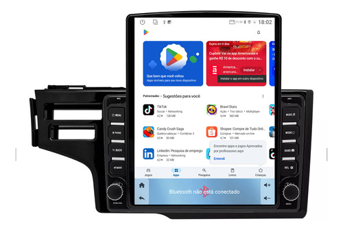 Multimidia Tesla Fit 15/22 9,7p Octacore Android 4/64gb