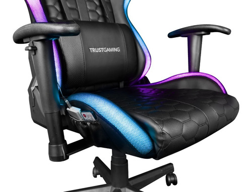 Silla Gaming Trust Gxt 716 Rizza Iluminación Led Rgb