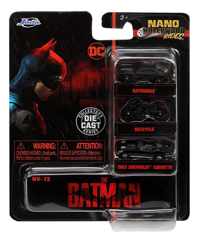 Dc The Batman Nano Hollywood Rides Nv-13 Die Cast Jada