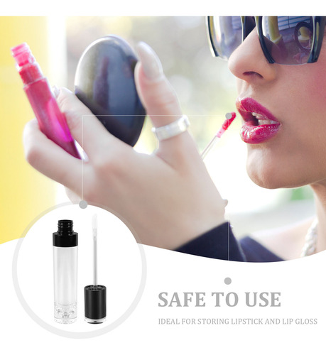 Botellas De Brillo De Labios Útiles De 8 Ml, 4 Unidades, Tub