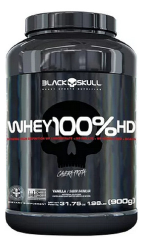 Black Skull Whey 100% Hd Proteína Whey 