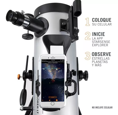 Telescopio Celestron Explorer 80 App Smartphone Autoguiado