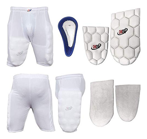 Pantalon Corto Protector Muslo Para Bateo Cricket Copa Ingle