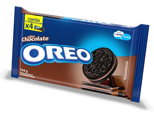 Imagem 4 de 8 de Biscoito Recheado Chocolate Oreo 144g