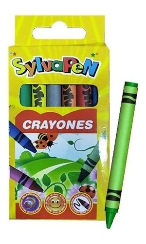 Pack Caja De Minis Crayolas X6 Sylvapen Febo 