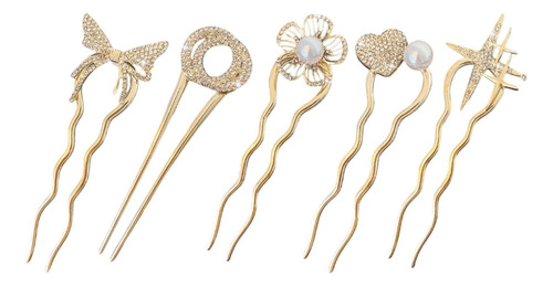 Para / Tenedor Para El Cabello En Forma De U Palillos Para
