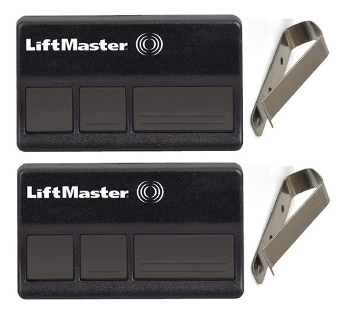 Lot De 2 liftmaster 373lm 3-button Control Remoto