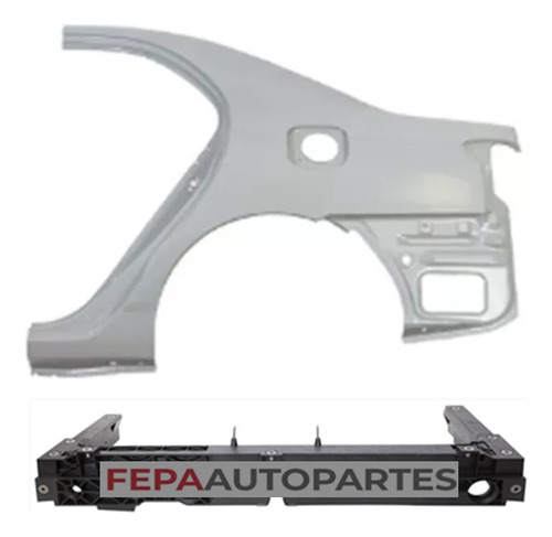 Guardabarro Trasero Toyota Corolla 2006 / 2008