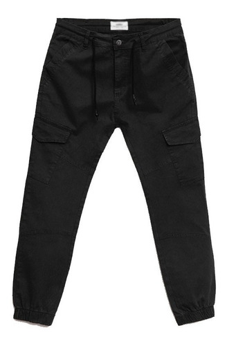 Imagen 10 de 10 de Pantalon Cargo Jogger Verde Negro Hombre The Big Shop