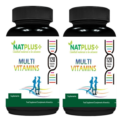 Multivitamico Ginseng 2x120 Cáps. Softgel (blandas) 1000mg