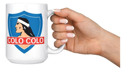 Taza Mug Grande  Colo Colo 15 Onzas