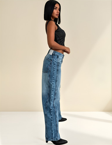 Jeans Mujer Mom Wide Baggy Modelos Exclusivos Oversize