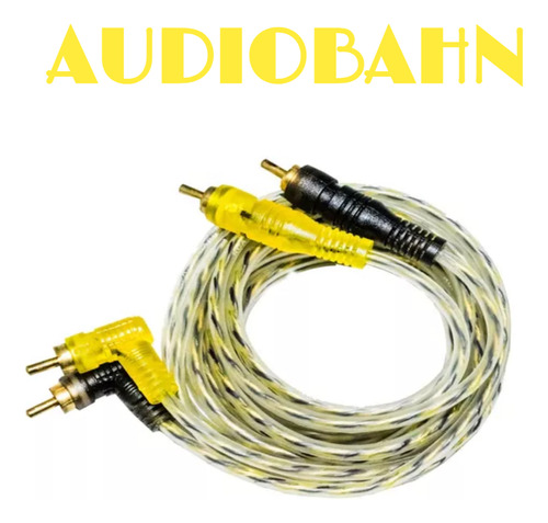1x Cable Rca A Rca Estereo / Audiobahn Immortal / 9 Metros
