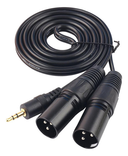 2 X 3.5mm (mini) 1/8 '' Cable Adaptador Esté A Doble Xlr
