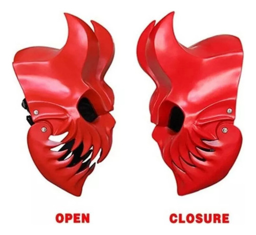 Máscara De Demonio De Halloween Slaughter To Preva De Pvc.