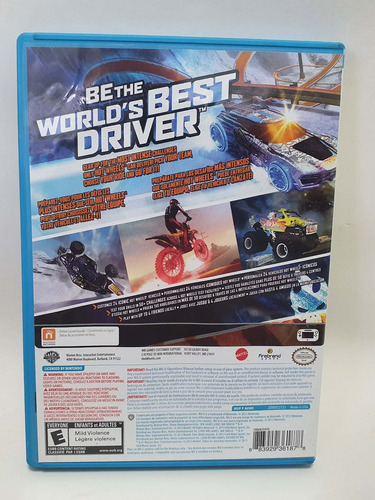 Hot Wheels World's Best Driver Nintendo Wii U Físico Español (Reacondicionado)