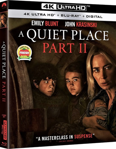 Um Lugar Silencioso Parte 2 - 4k Ultra Hd + Blu-ray Lacrado