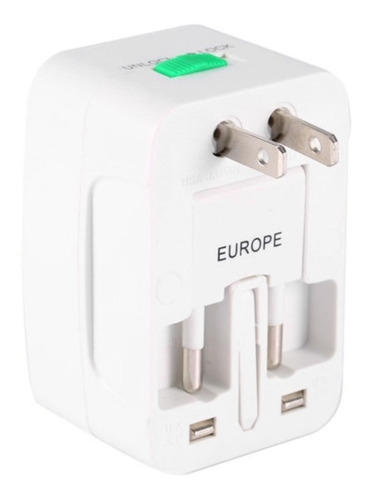 Adaptador Viajes Universal Europa Asia Viajero Todo El Mundo