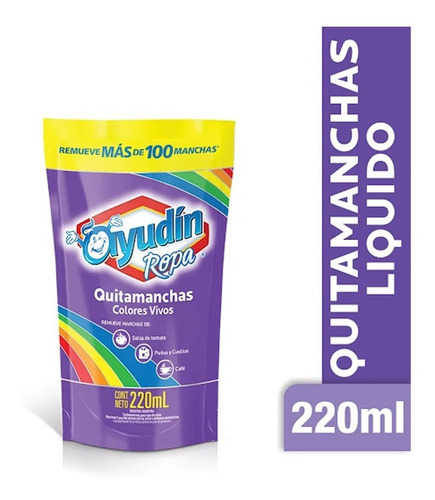 Quitamanchas Ayudin Ropa Colores Vivos Doypack 220ml