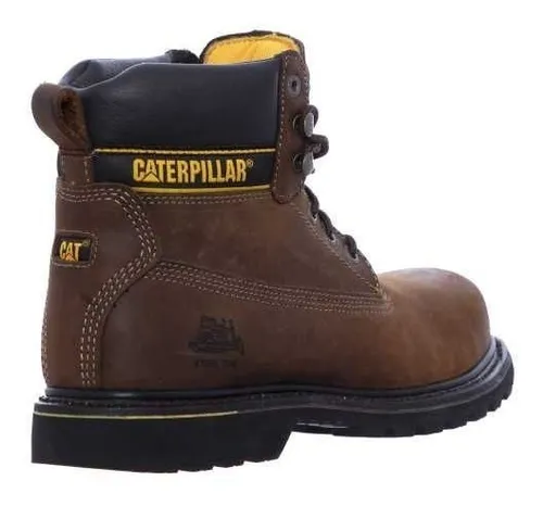 Bota Caterpillar Holton Hombre Chocolate C/casquillo