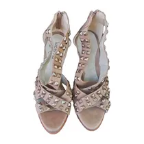 Comprar Zapatos Beige Con Tachas Lucerna Nr 35\u002F36