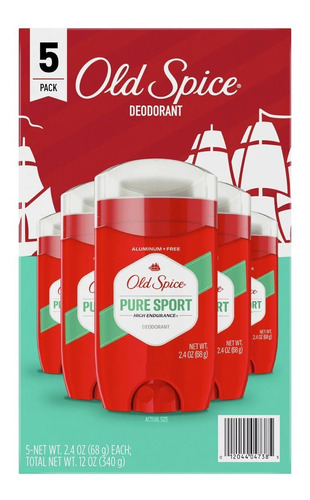 Antitranspirante stick Old Spice pack de 5 u