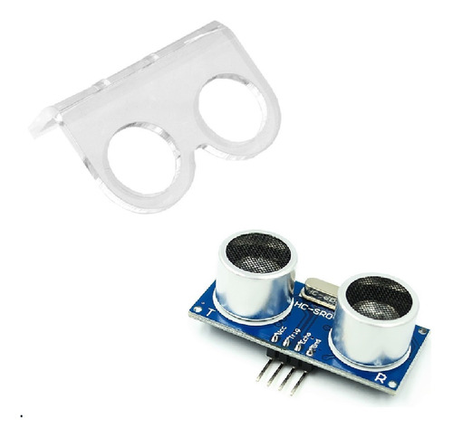 Sensor Ultrassônico Hc-sr04 Com Suporte Serve Arduino - Pic