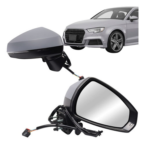 Retrovisor Audi A3 15 16 17 18 19 Com Pisca Aquecedor