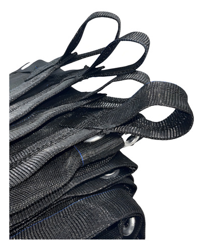 Bvioz, Lienzo Confeccionado 3.7x3 Metros, Malla 50% Sombra, Monofilamento, Color Negro, Protección Uv-11, 120 Gramos/m2
