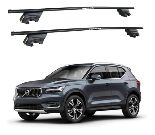 Rack Teto Travessas Bagagem Volvo Xc40 2018 2019 2020 Eqmax