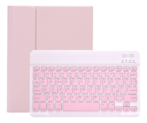 Imagen 8 de 9 de Funda Teclado Para iPad 9va Generación 10.2 Smart + Lapiz