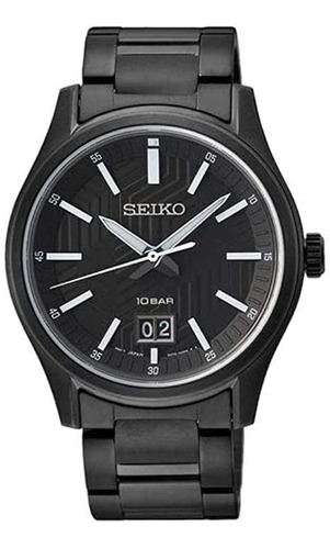 Esfera Negra De Cuarzo Bif Essentials, Negro, Reloj De