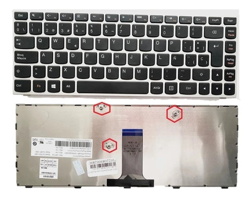 Teclado Lenovo Z40-70 B40-30 B40-45 B40-70 Con Marco Sp