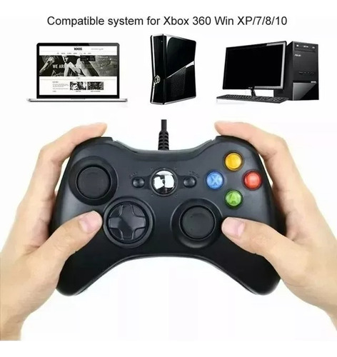 Control Generico Para Xbox 360 Game Pad Alambrico Colores
