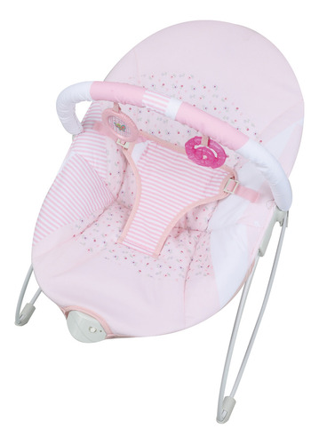Cadeira De Descanso Para Bebê Clean Rosa - Weeler Florido