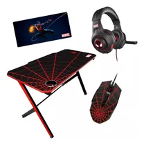 Comprar Mouse Xtech Spidey + Pad Miles + Escritorio + Cascos Marvel