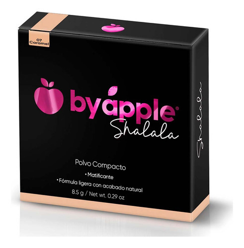 Polvo Compacto Shalala Matificante Y Perfeccionador By Apple Tono Caramel