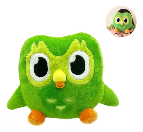 Juguete Peluche Búho Verde,para Niño,regalos Y Decoración