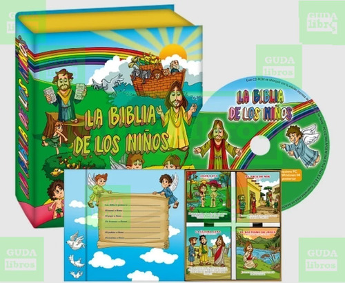 La Biblia De Los Niños Ilustrada Ruy Diaz Con Cd  Imprimir