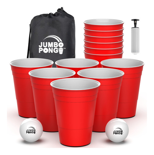 Jumbo Pong - Juego De Pong Gigante Para Césped Al Aire Lib.