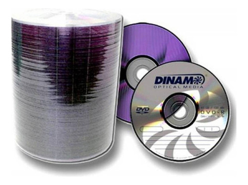 Imagen 1 de 4 de Dvd-r 16x Dinam 120min Bulk X 100 Unidades Nnet