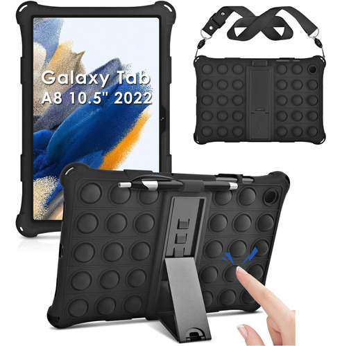 Funda Para Samsung Galaxy Tab A8 10.5 2021 Sm-x200/x205negro