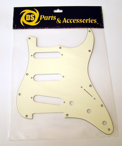 Pickguard Tricapa Stratocaster Ds Parts Vintage Cream Ds-a23