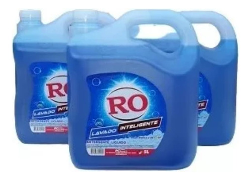 Detergente Liquido Ro 5 Litros Páck 3