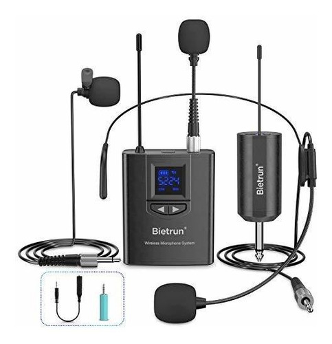 Wireless Microphone System/lavalier Lapel Mic/headset Mic/s