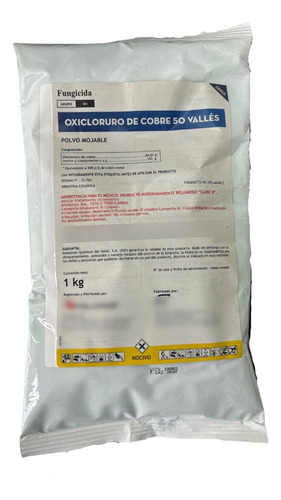 Oxicloruro De Cobre Micronizado 1 Kg  Futales Envase Sellado