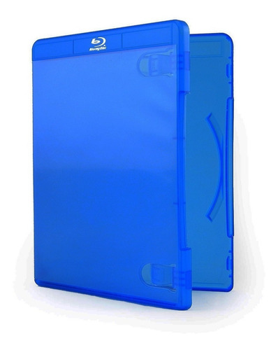5 Un Estojo Box Case Ps3 & Blu-ray Videolar Azul Original