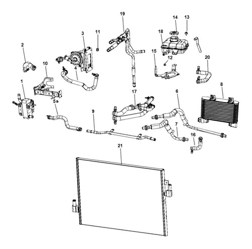 Imagen 2 de 6 de Tapa Radiador Mopar Original Chrysler 300 6.4 2012-2019